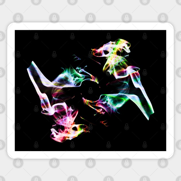 Unique and organic Smoke Art Abstract design Sticker by AvonPerception